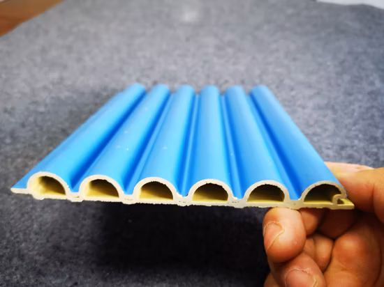 Wholesale Interior Decorative Baboo Charcoal Wood Veneer WPC Slat Paneling Fluted Wall Cladding Integrated PVC Wooden Louver Panel